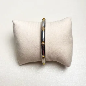 Alternative view of Fleur dual tone cuff