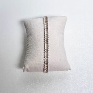 Alternative view of Champagne Reflective Baguette Bracelet