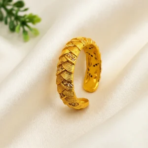 Honey Gold Weave Ring