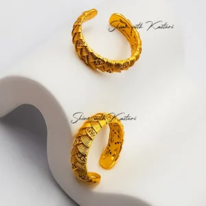 Honey Gold Weave Ring - Image 3