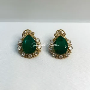 Alternative view of Priya Jadau Kundan Earrings