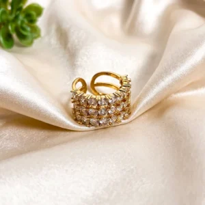 Triple Layered CZ Rings