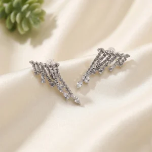 Dazzling Crystal Stud Earrings