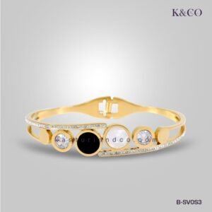 Alternative view of Gold Plated Designer Bracelets, D1