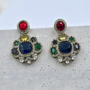Multicolor Sabyasachi Inspired Statement Earrings