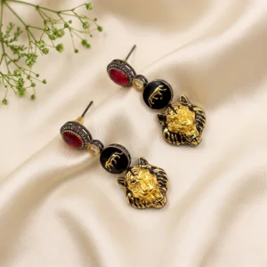 Royal Tiger Head Sabya Inspired Earrings