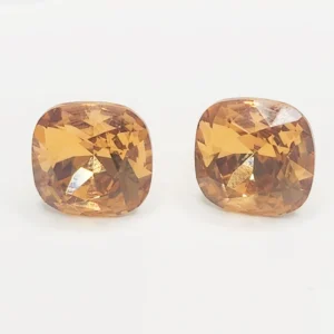 Alternative view of Copper Glaze Solitaires Earrings