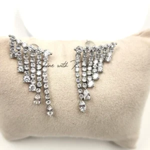 Alternative view of Dazzling Crystal Stud Earrings