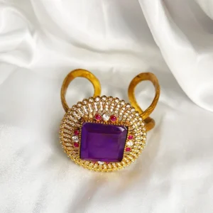 Statement Indian Bangle with Stone