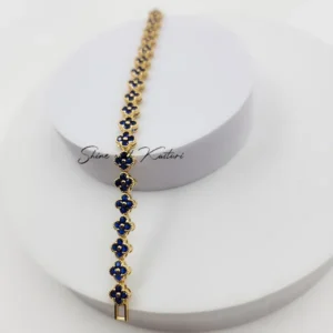 Floral Bracelet, Gold-Plated - Image 4