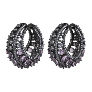 Alternative view of Katy Stylish AD Earrings, Pink