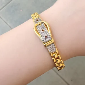 Stella Gold-Plated Stylish Bangle - Image 3