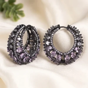 Katy Stylish AD Earrings, Pink