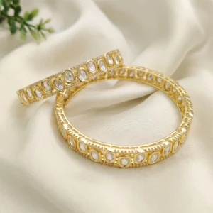 Alternative view of Royal Crystal Kada Bangles, 2.6