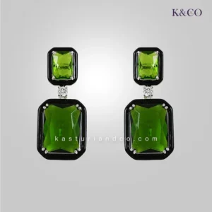 Crystal Stone Statement Earrings